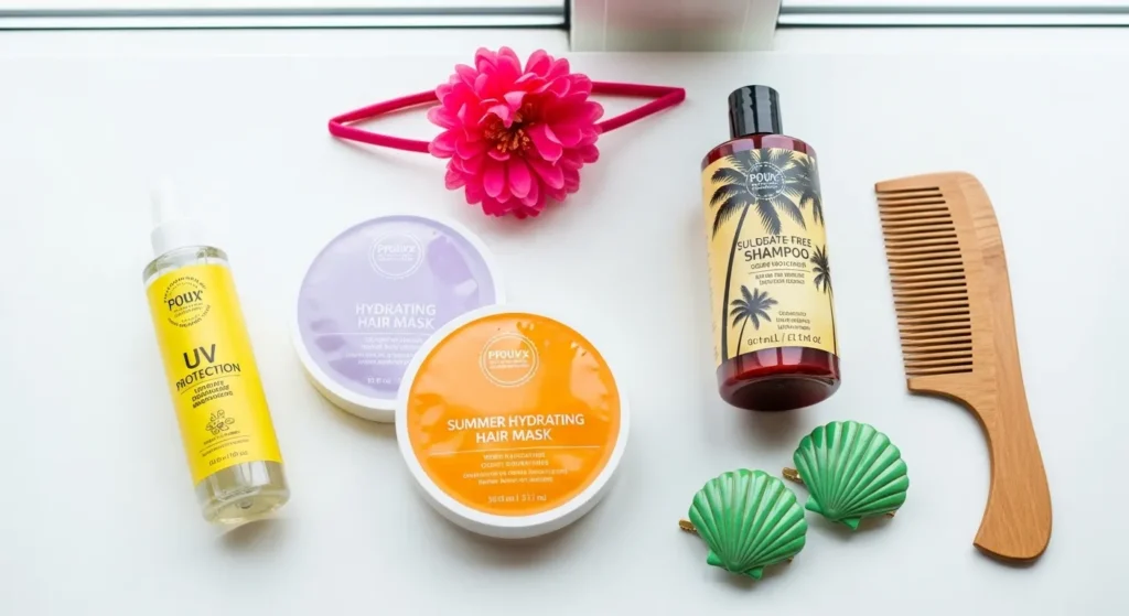 Beach Hairstyles 2025: Effortless Looks That Celebrate Coastal Beauty 12 Summer hair care essentials for protecting and hydrating beach hairstyles 2025.