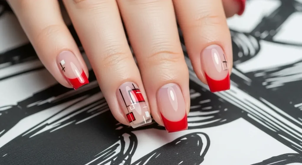 Ombre Nail Trends for Summer 2025: Soft Blends, Bold Statements 8 Reverse ombre nails fading from tip to base — bold nail art with contrast.