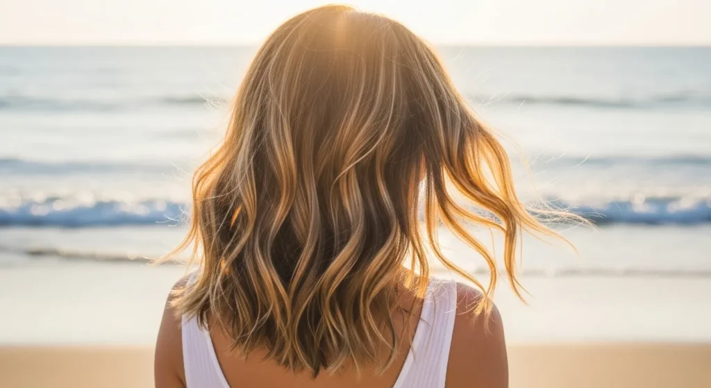 Glow-Up Ready: Summer Hairstyles 2025 That Radiate Confidence 3 Sun-kissed loose waves with balayage highlights perfect for summer 2025.