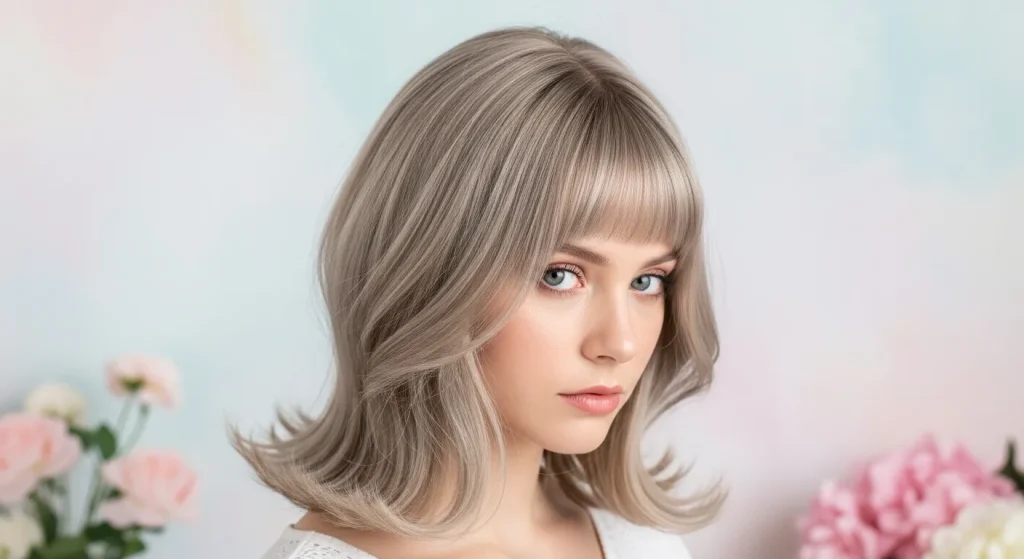 Top Hairstyles for Thin Hair That Add Volume and Style 14 Korean-inspired air cut for thin hair with airy texture and micro bangs.