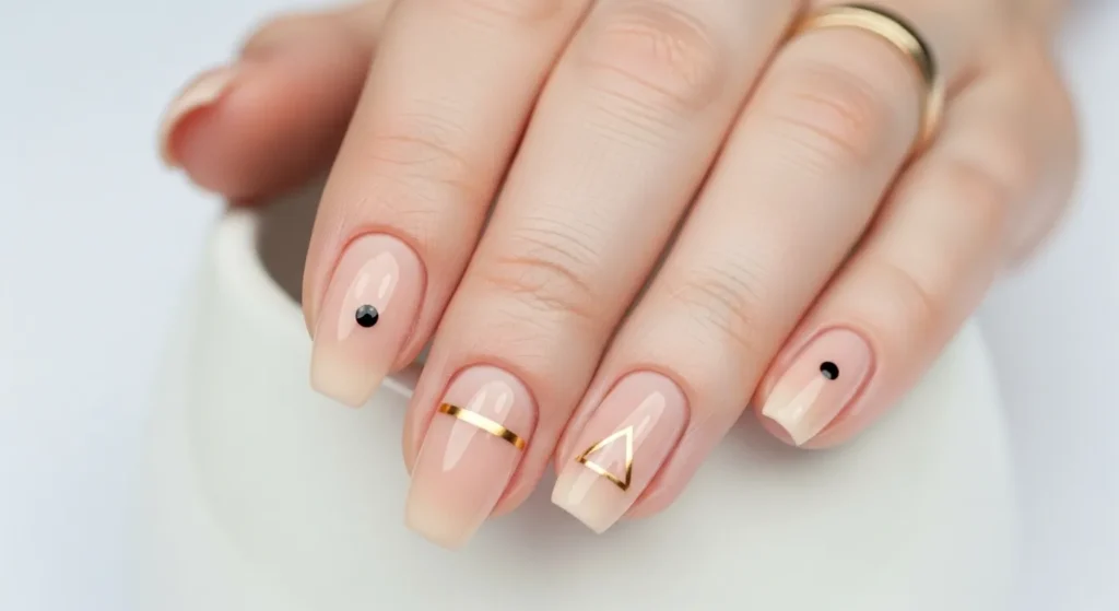 The Best Short Stiletto Nail Designs You’ll Love in 2025 5 Minimalist Short Stiletto Nail Designs
