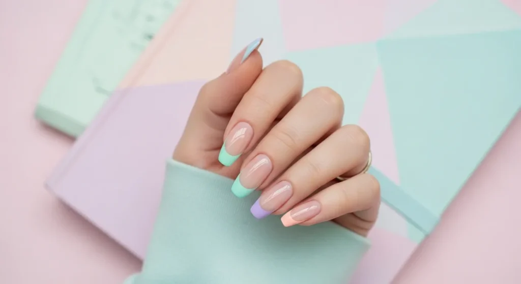 The Best Short Stiletto Nail Designs You’ll Love in 2025 4 French Tip Reinvented