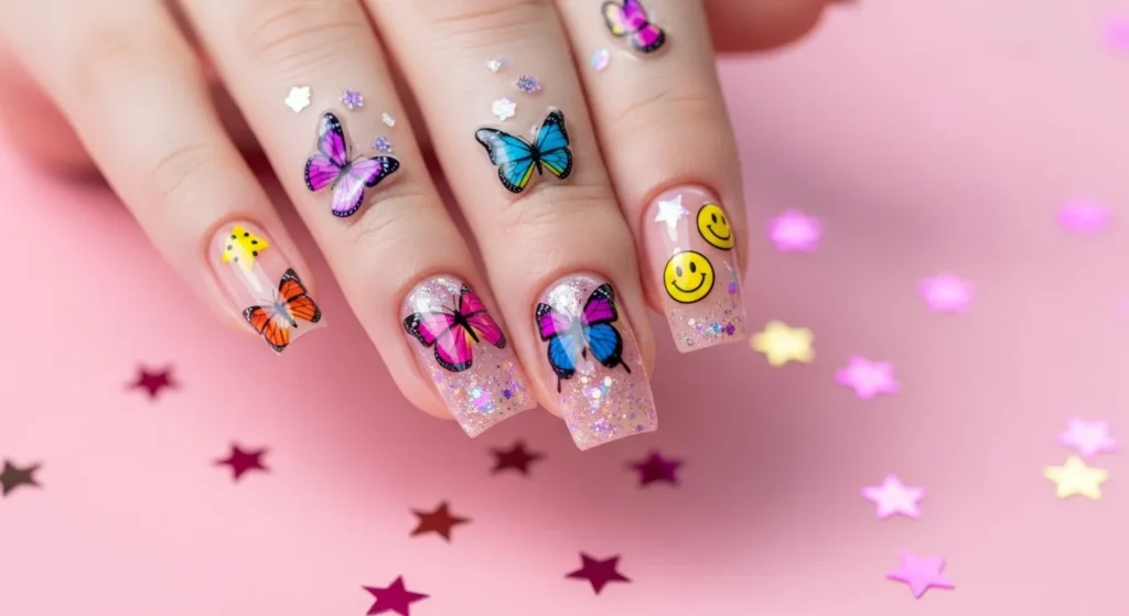 The Best Short Stiletto Nail Designs You’ll Love in 2025 11 Y2K-Inspired Short Stiletto Nails